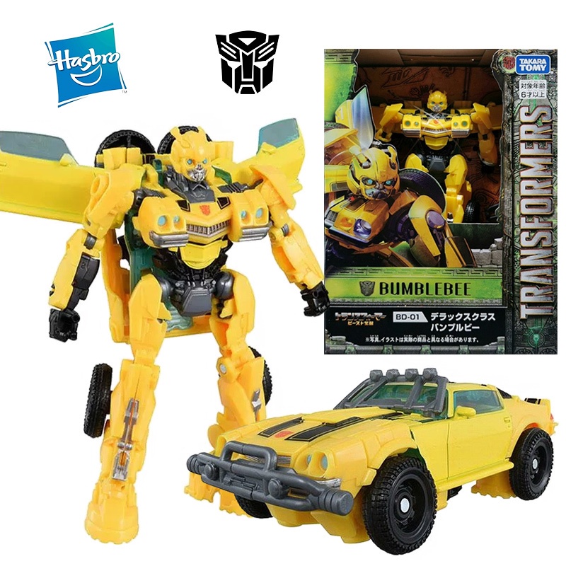 Takara Tomy Transformers BD-01 BUMBLEBEE Rise of The Beasts 12Cm Deluxe Class Original Action Figure Kid Toy Gift Collec