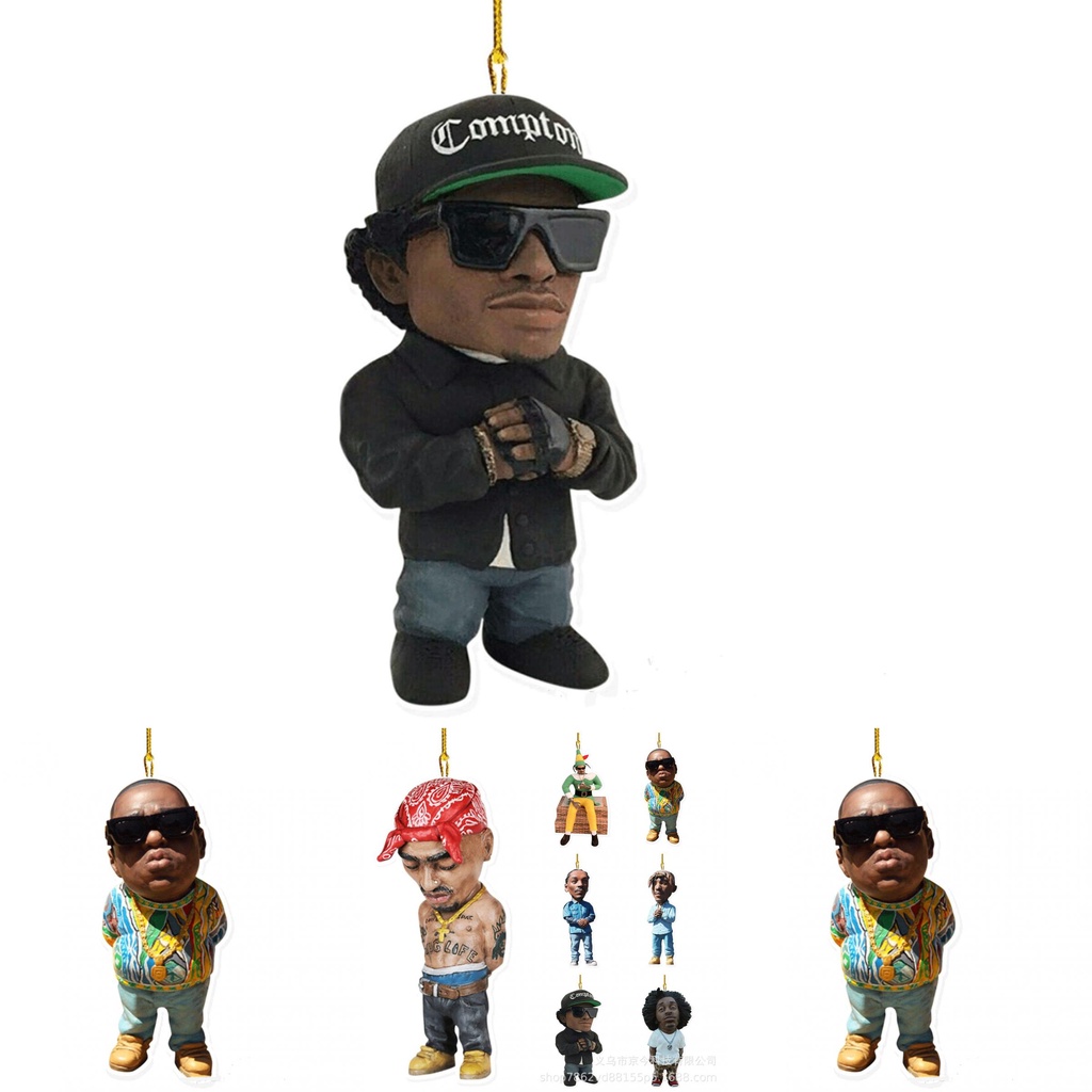 Ngôi Sao rap Không Có Tòn Ten biggie Quà Tặng Mặt Dây Chuyền acrylic