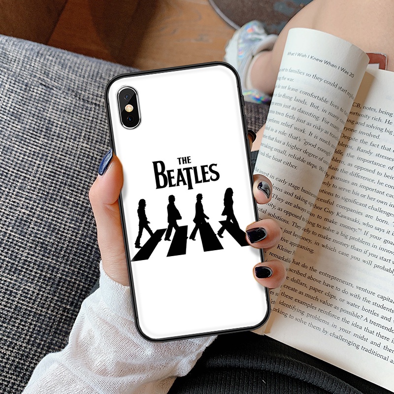 Ốp Điện Thoại tpu Dẻo Họa Tiết Hoạt Hình Abey road silhouette Cho realme 2 a5 3 5 pro q 5i 5s 6i T97