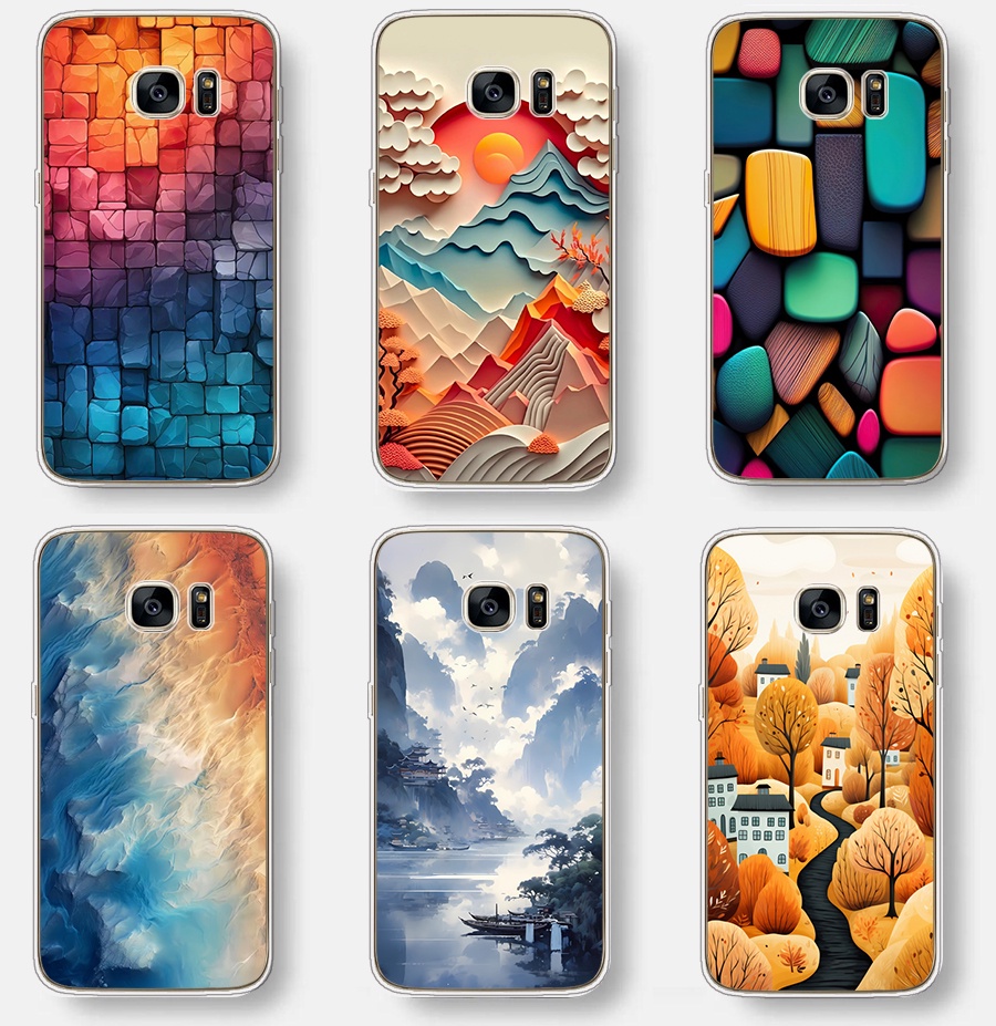 Ôp Điện Thoại Silicon Dẻo Thời Trang Sang Trọng Cho samsung galaxy s7 edge samsung galaxy s7 edge Ốp