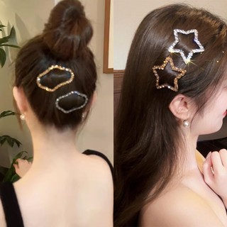 Kẹp tóc hình đám mây / ngôi sao / đám mây cỡ lớn đính đá thời trang cho nữ