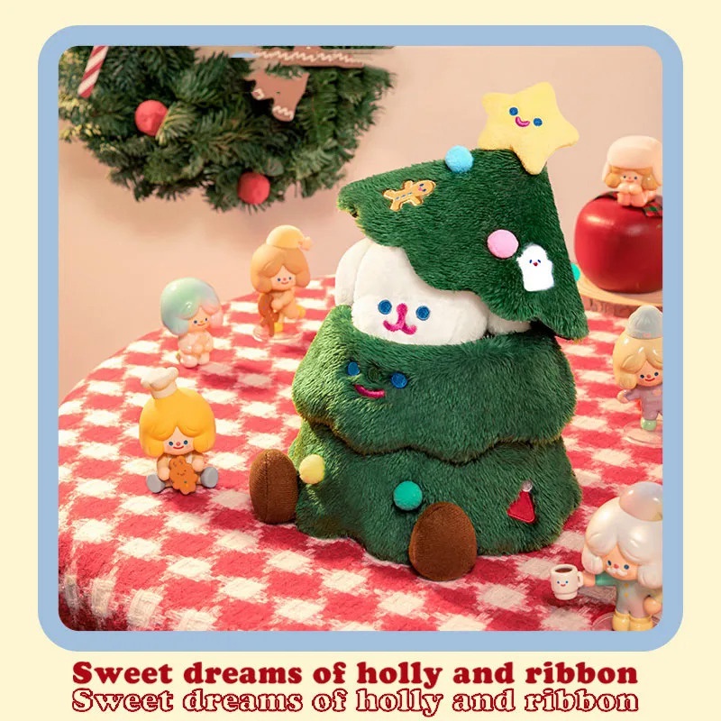 HYC Humey Thú Nhồi Bông Hình Chú Chó Dễ Thương 30cm 2 Trong 1 Trang Trí Giáng Sinh rico