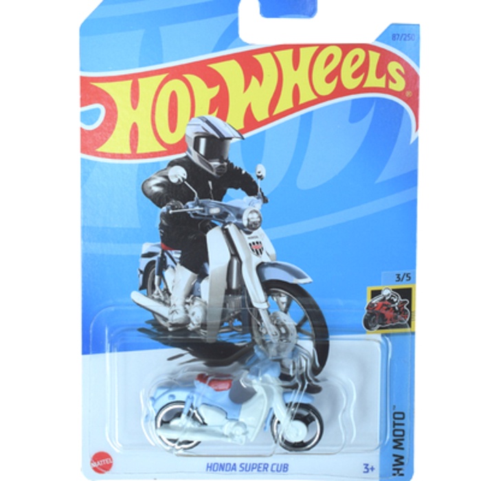 HOT WHEELS HONDA Xe Mô Tô Đồ Chơi Tỉ Lệ 1 / 64 Cho Bé Trai