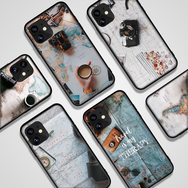 Ốp Điện Thoại Hình Máy Ảnh Cho oppo realme c21 c25 c12 c25s c15 narzo20 c11 5 5i 6i c3 c2 a1k f11 pro 10 c30 c30s 4g s1 tpu