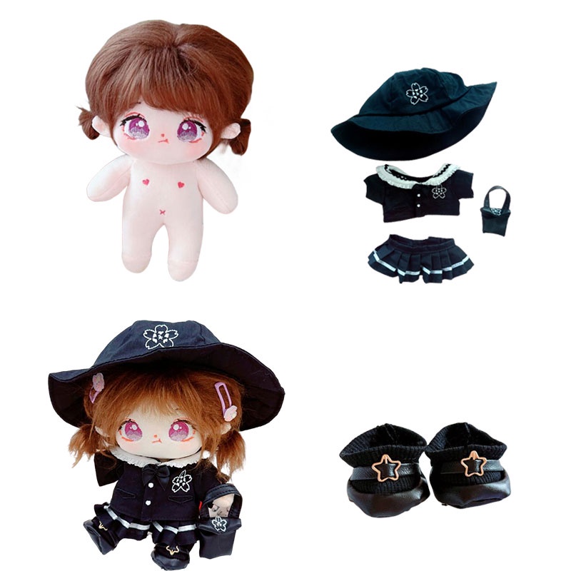Búp Bê Nhồi Bông cotton 20cm Kèm Quần Áo Thay Đổi Công Thức Thanh Niên