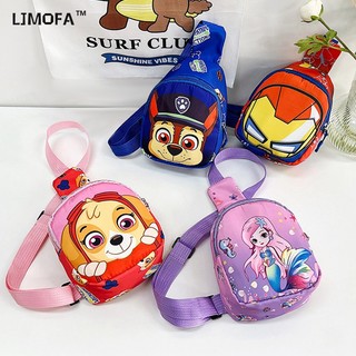 Túi Đeo Chéo Ngực Mini Họa Tiết Nhân Vật Hoạt Hình Dễ Thương Cho Bé Trai Và Gái