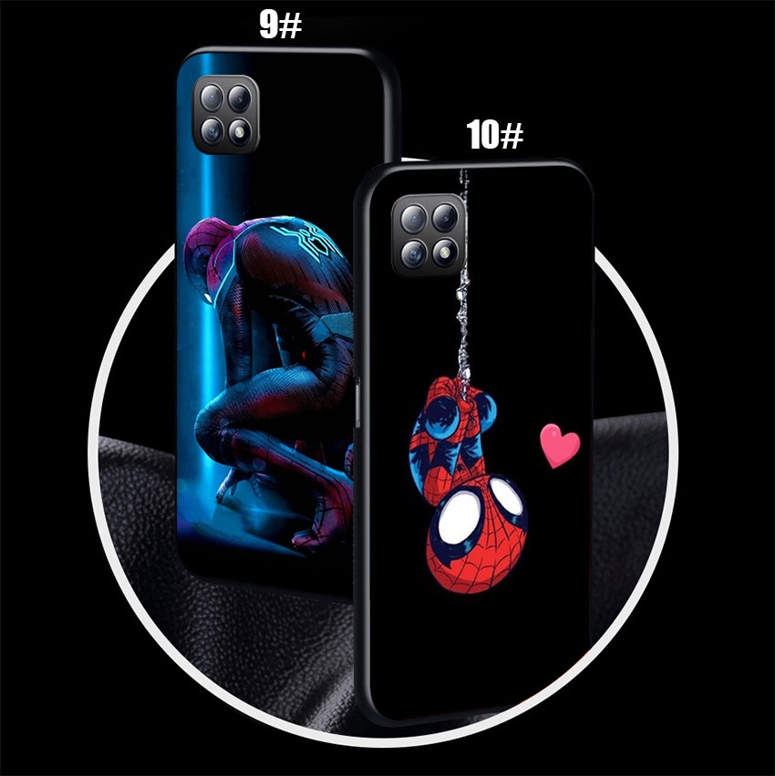 Ốp Điện Thoại Silicon Dẻo Họa Tiết spiderman Cho realme c30 c11 2021 c21y c25y v11 v11s narzo 50i bo55
