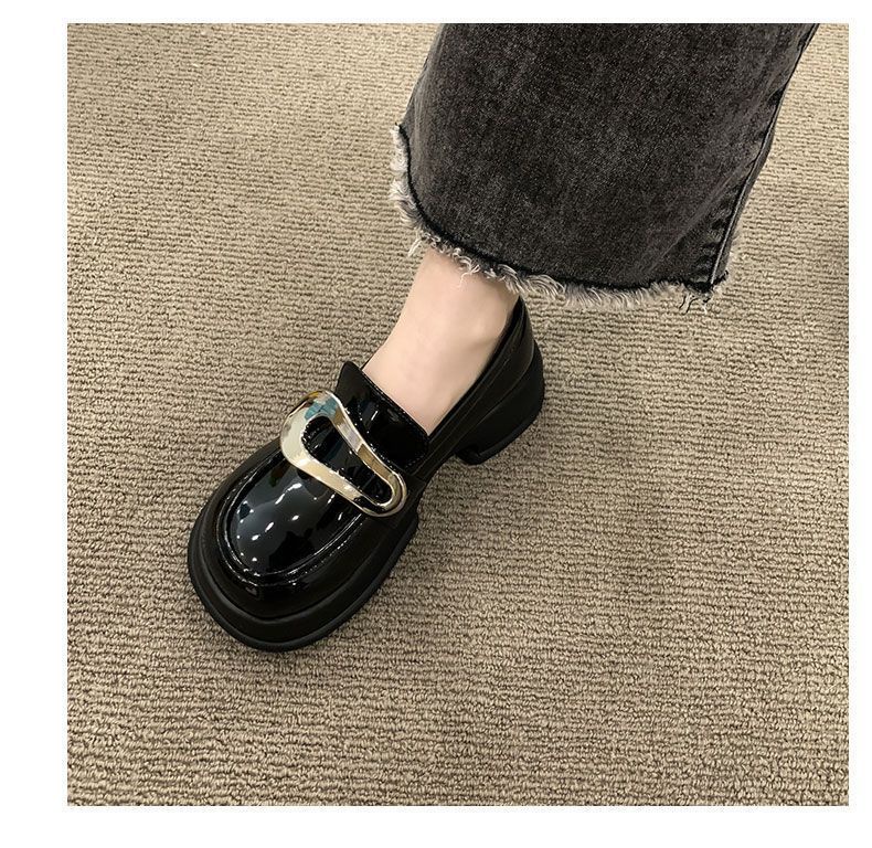 Giày Da Đế Dày Phong Cách Anh Quốc Thời Trang Xuân Thu 2023