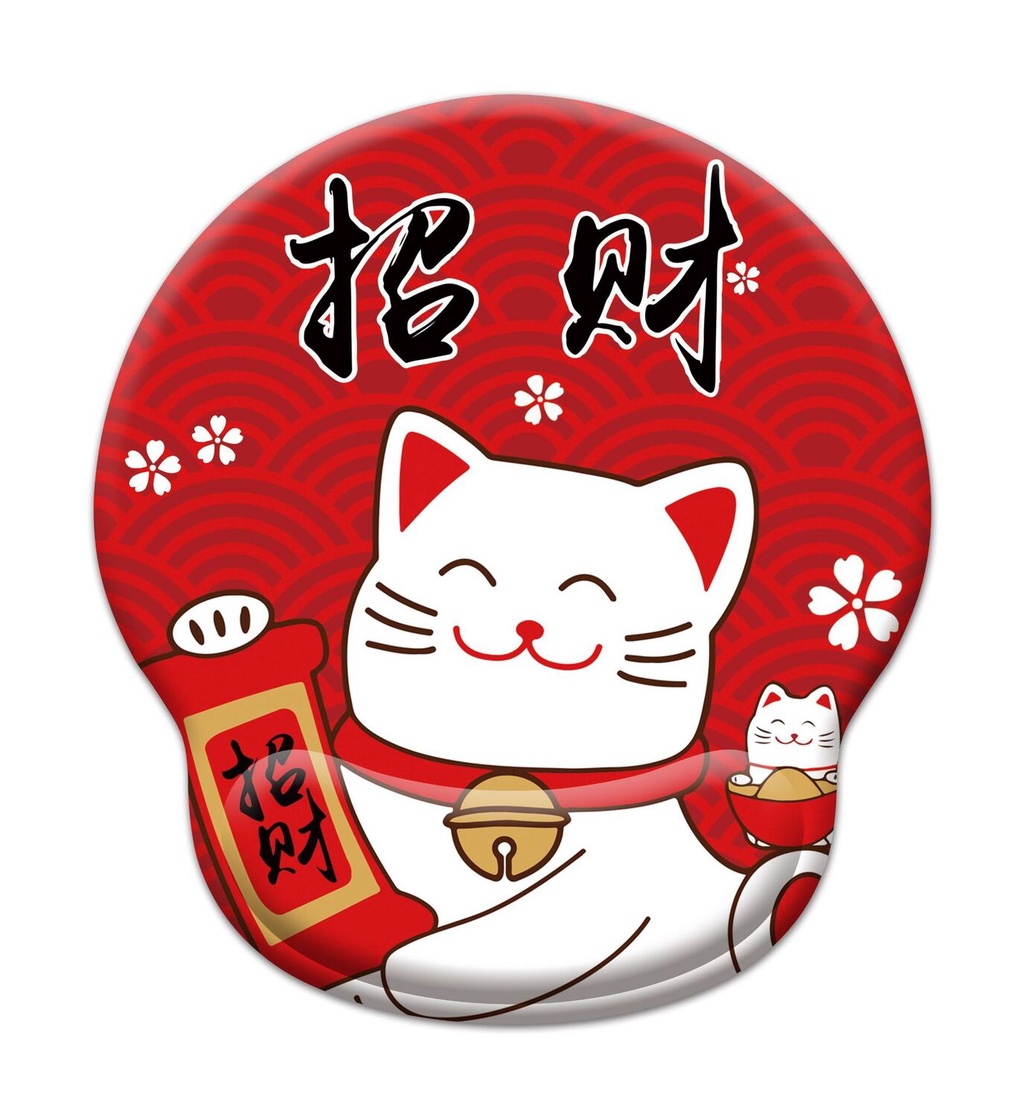 Silicone Miếng Lót Chuột Silicon Hình Mèo Hoạt Hình Dễ Thương