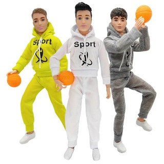 1 bộ quần áo thể thao 30cm cho búp bê ken vải 1 / 6