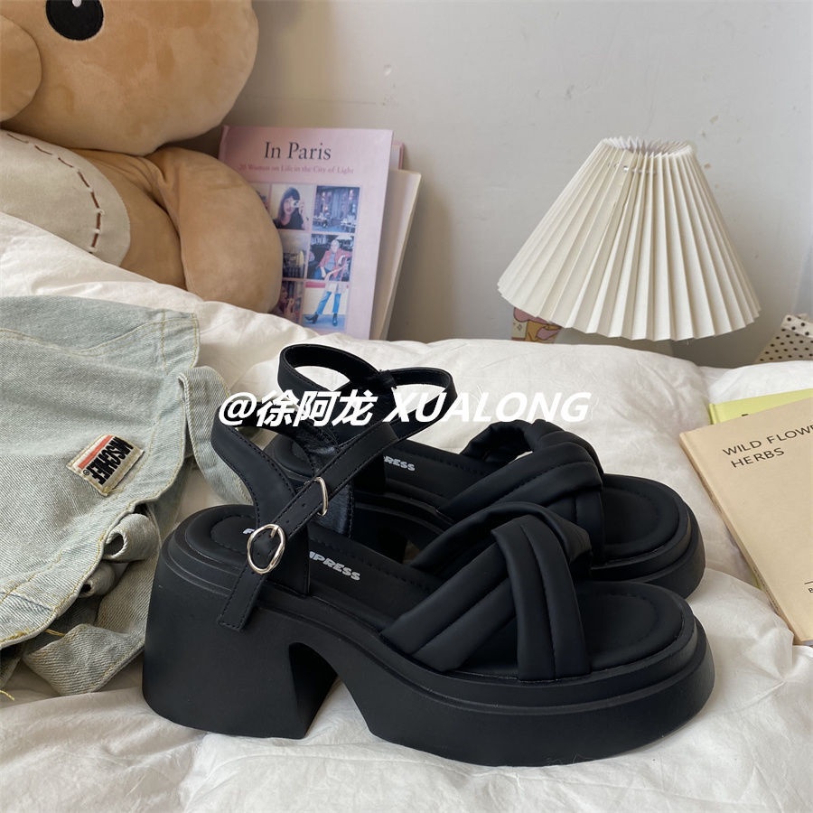 Xăng đan Đế Dày Hở Ngón Thời Trang Mùa Hè 2023 Dành Cho Nữ