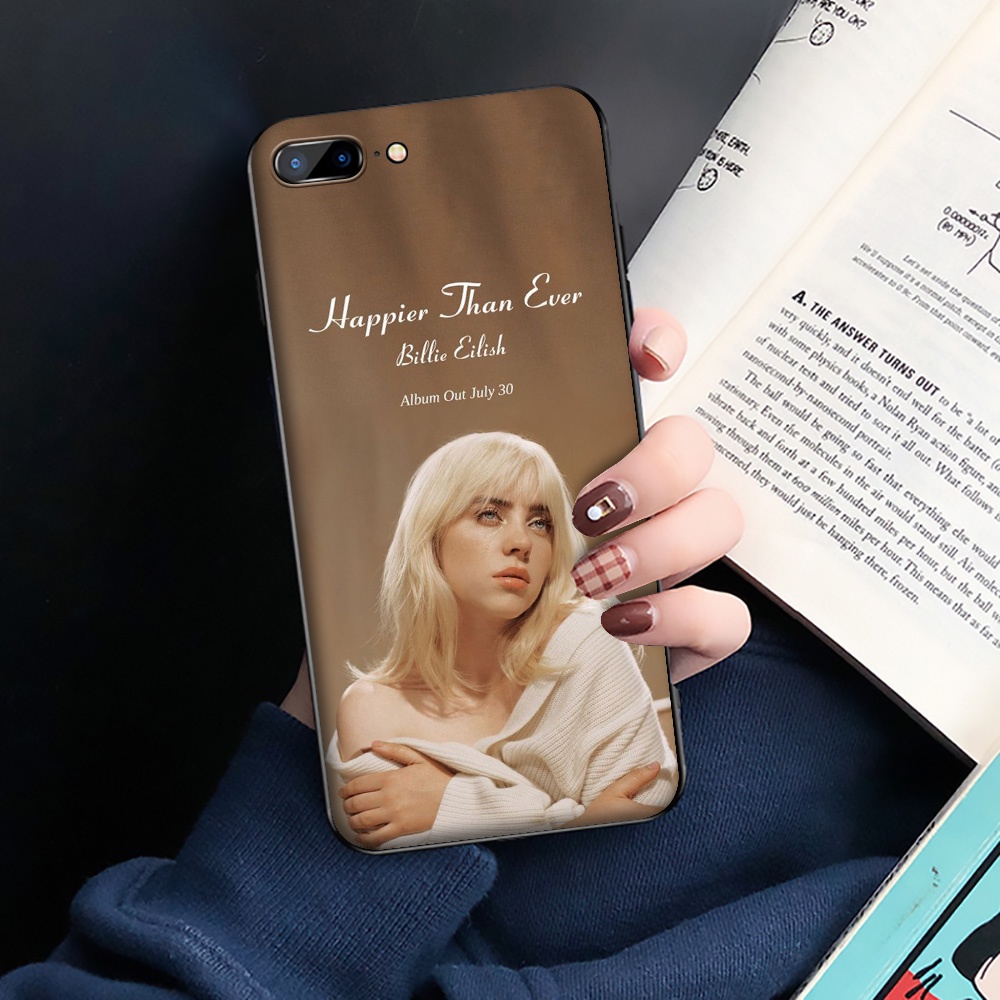 Ốp Điện Thoại Silicon Mềm Hình billie eilish Cho iphone 12 11 pro x xs max mini gf7