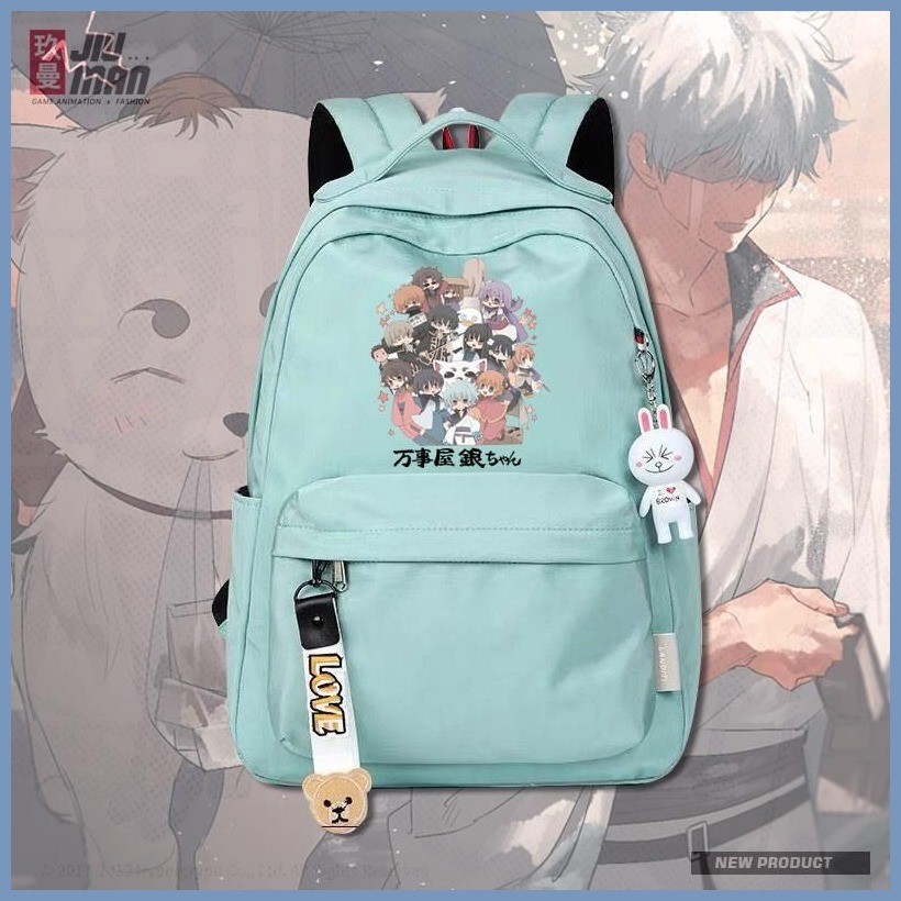 Phong Cách Mới Schoolbag Gintama Anime Gintama Elizabeth Dingchun Master House Sakata Gintama Nam Nữ