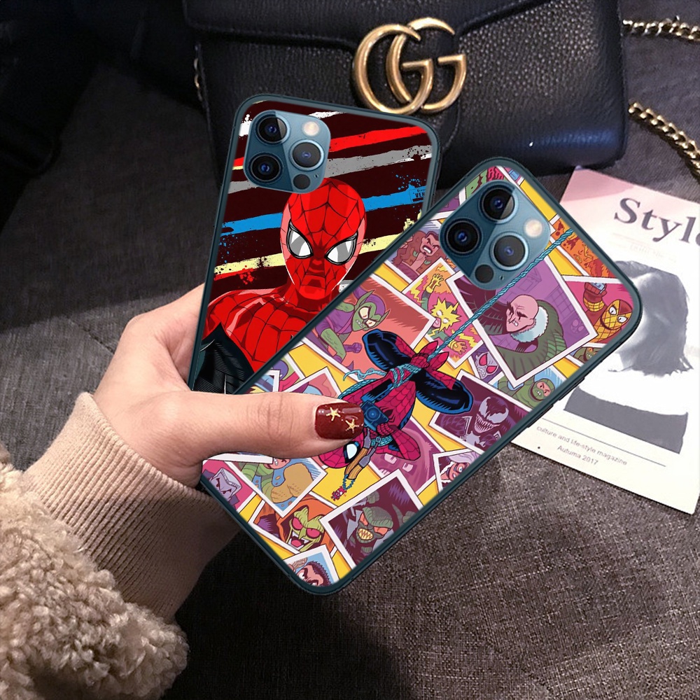 Ốp Điện Thoại tpu Dẻo Họa Tiết spiderman Độc Đáo Cho realme 2 a5 3 5 pro q 5i 5s 6i t154 marvel