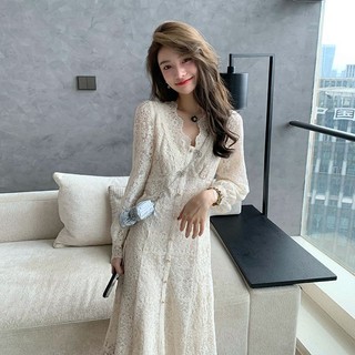 Váy Mùa Xuân Ren Trắng, Mối Tình Đầu Ngọt Ngào Của Pháp, Versailles, Thắt Lưng, Bên Trong