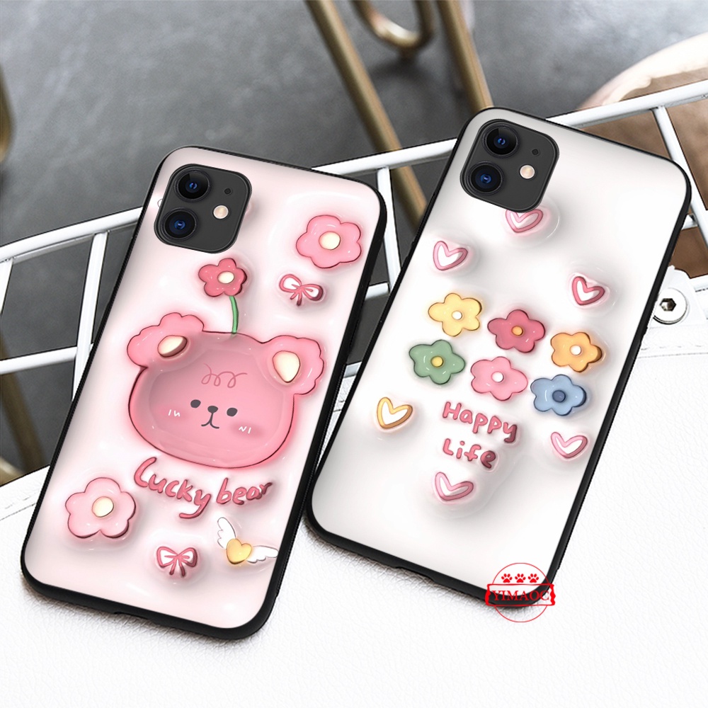 Ốp Điện Thoại Dẻo Họa Tiết Hoa Dễ Thương Cho samsung note 10 lite 20 ultra s22 plus ty12