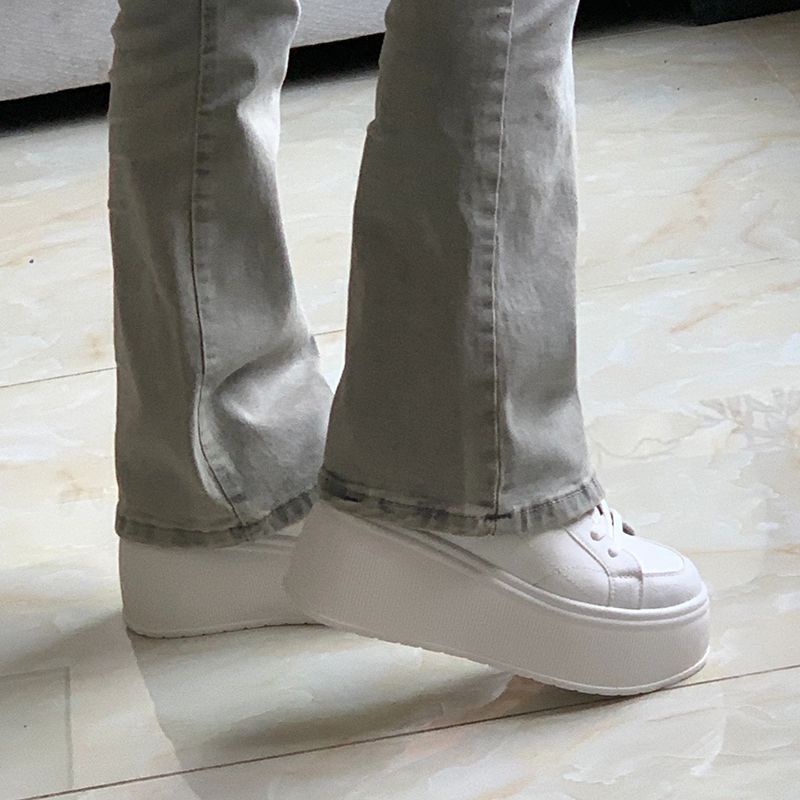 Giày Thể Thao Đế Dày Tăng Chiều Cao Phong Cách Mới Mùa Thu 2023 Cho Nữ