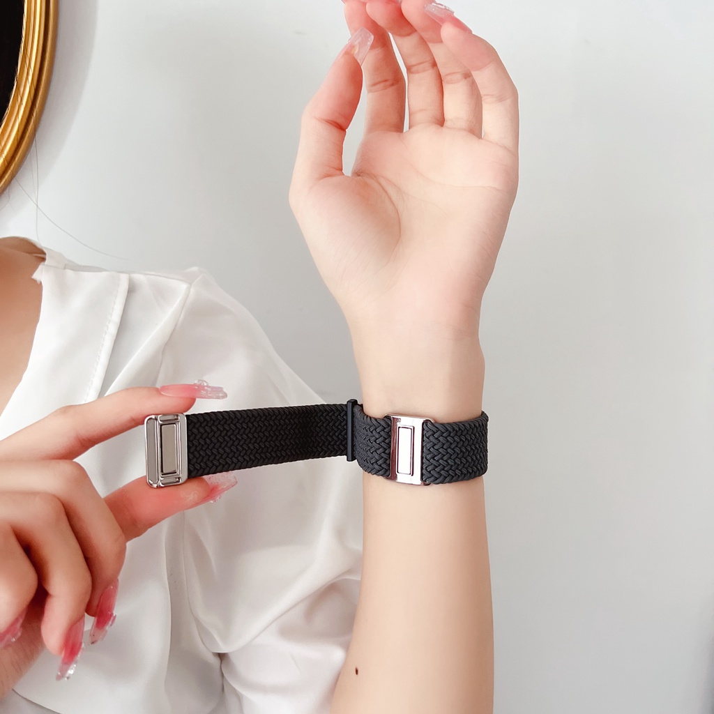 Dây nylon Bện Với Khóa Nam Châm 41mm Cho Đồng Hồ huawei gt 4 gt 4 41mm