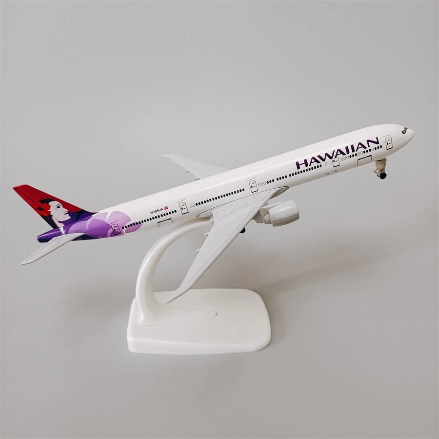 20cm Hợp Kim Kim Kim Loại HOA KỲ HAWAIIAN B777 Airlines Boeing 777 Airways Diecast Model