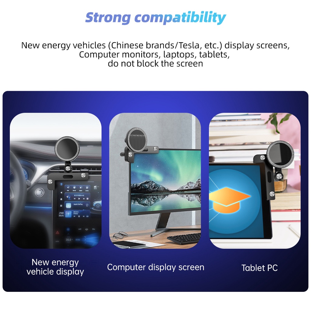 Hdoorlink Giá Đỡ Điện Thoại Từ Tính Gắn Xe Hơi An Toàn Cho i / pho 15 14 pro max mag / samsung xiaomi