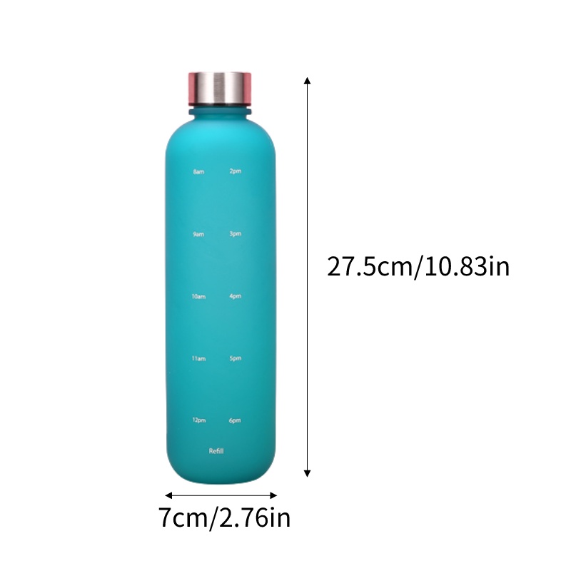 Bình nước thể thao BACKPACK BEAR 1000ml dung tích lớn màu gradient nhỏ gọn ngoài trời làm quà tặng bạn gái