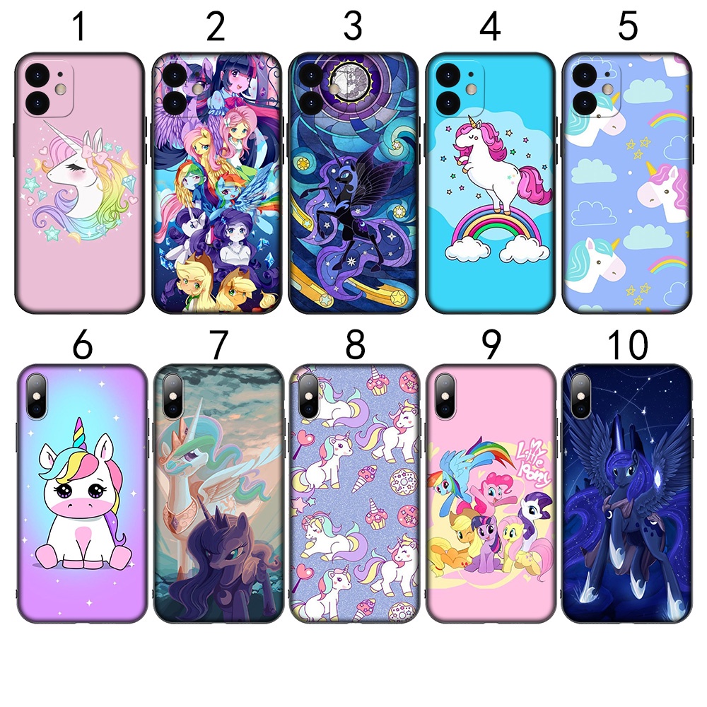 Ốp Điện Thoại Silicon Mềm Hình Chú Ngựa Con drd63 my little pony Cho iphone 13 pro mini xs max drd63