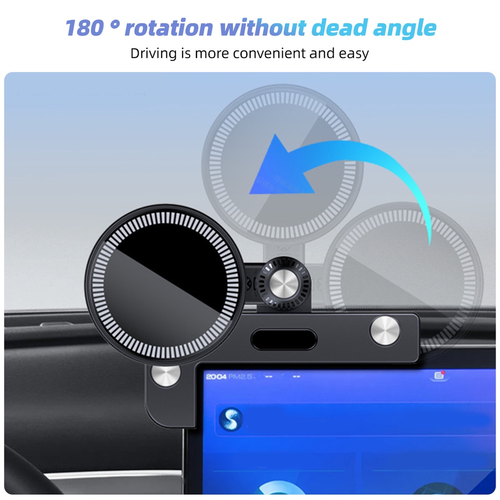 Hdoorlink Giá Đỡ Điện Thoại Từ Tính Gắn Xe Hơi An Toàn Cho i / pho 15 14 pro max mag / samsung xiaomi