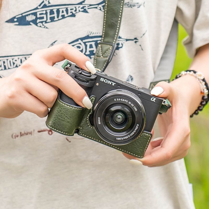 Ốp Bảo Vệ Sony a6700 a7c Túi Camera zve10 Base a7m4 Da a7r5 Phụ Kiện a6400a7m3r3