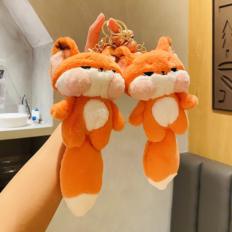 Hoạt Hình Móc Khóa Hình Cáo Dễ Thương