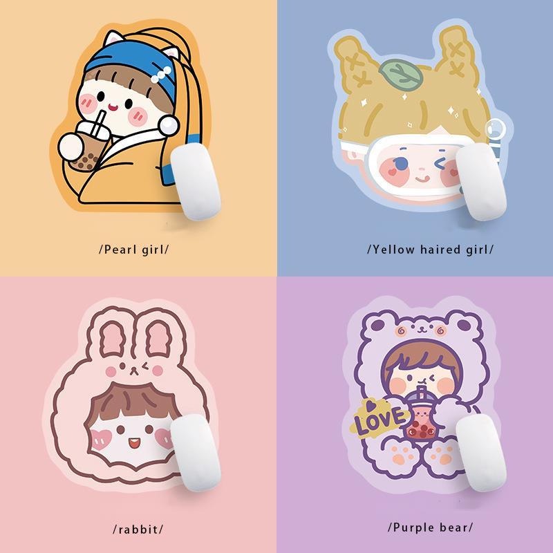 Dễ Thương Tấm Lót Chuột Dày Chống Trượt Họa Tiết Hoạt Hình Dành Cho Văn Phòng / Nhà Cửa