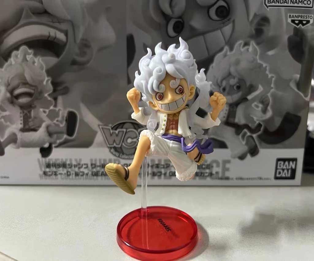 Mô Hình Đồ Chơi Nhân Vật luffy gear 5 Trong Phim Hoạt Hình 2 Kiểu Bằng pvc 10cm