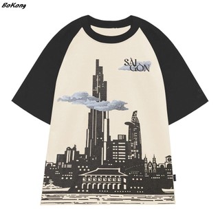 Áo Thun Nam Nữ Tay raglan Của Khuôn Mặt Samon