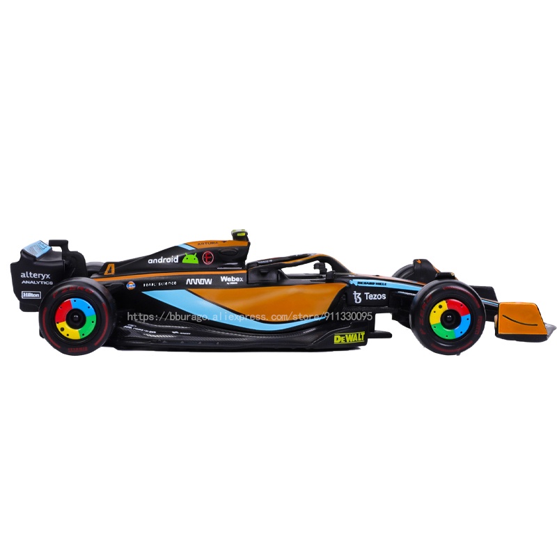 Bburago Xe Hơi bburago 1: 43 2022 f1 mclaren mcl36 Tỉ Lệ 1: 43 #3 Vòng Hoa Laniel Riciardo #4 Mô Hình Xe Hơi lando norris Bằng Hợp Kim Chất Lượng Cao