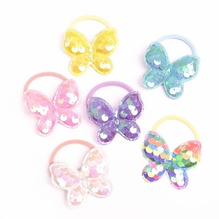 Set 2 dây cột tóc co dãn dễ thương cho bé gái