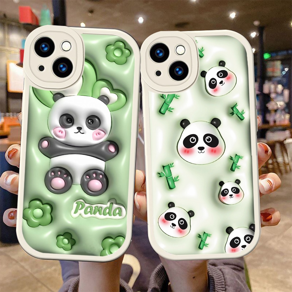 Ốp Điện Thoại tpu Dẻo In Hình Gấu Trúc ty22 Cho iphone 11 12 13 mini pro max