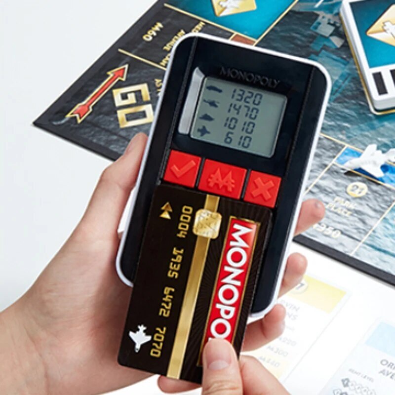 Hasbro Monopoly Ultimate Banking Edition Board Game Family Board Game for 2 to 6 Players Board Game for