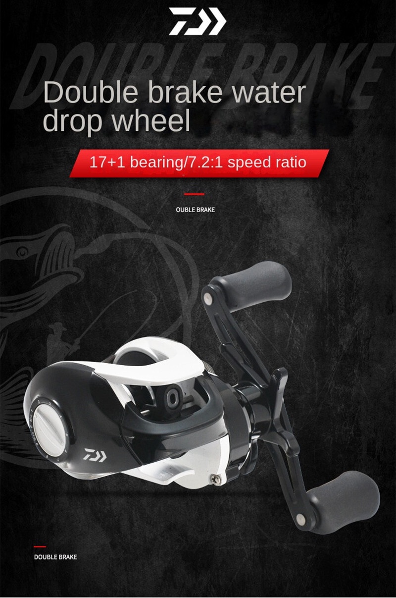 Daiwa Guồng Quay Câu Cá 18 Trục Có Nam Châm Chất Lượng Cao
