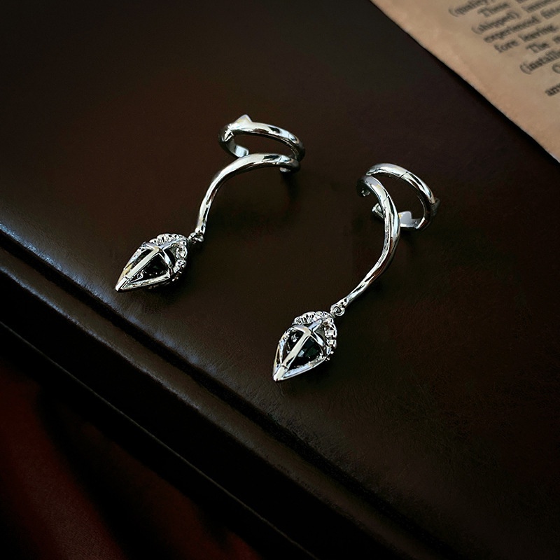 Bông Tai Dạng Kẹp Hình Rắn Thời Trang Cá Tính Cho Nữ