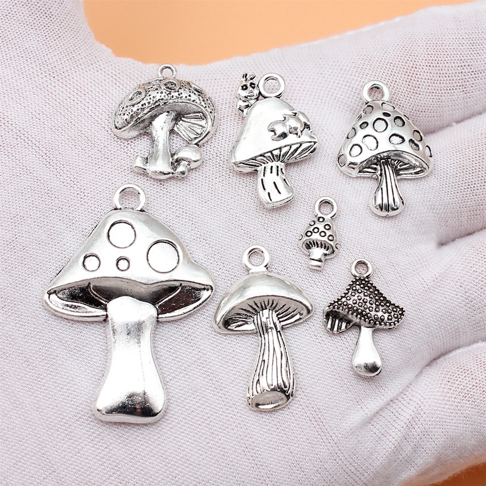 Charms Bộ 7 Cây Nấm Làm Trang Sức