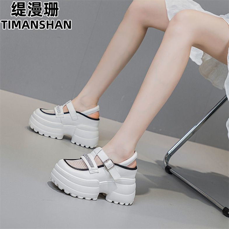 Sandal Đế Dày Siêu Nhẹ Thoáng Khí Thời Trang Mùa Hè Mới Cho Nữ