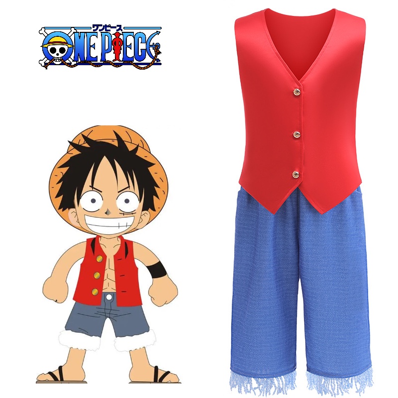 Trang Phục cosplay Nhân Vật luffy Trong Phim one piece
