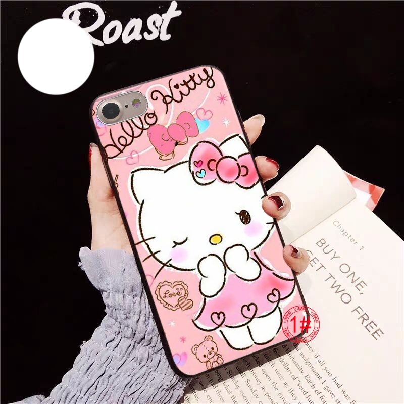 Ốp Điện Thoại tpu Dẻo Họa Tiết Hoạt Hình hello kitty Dễ Thương Cho iphone 13 mini 14 pro max t115