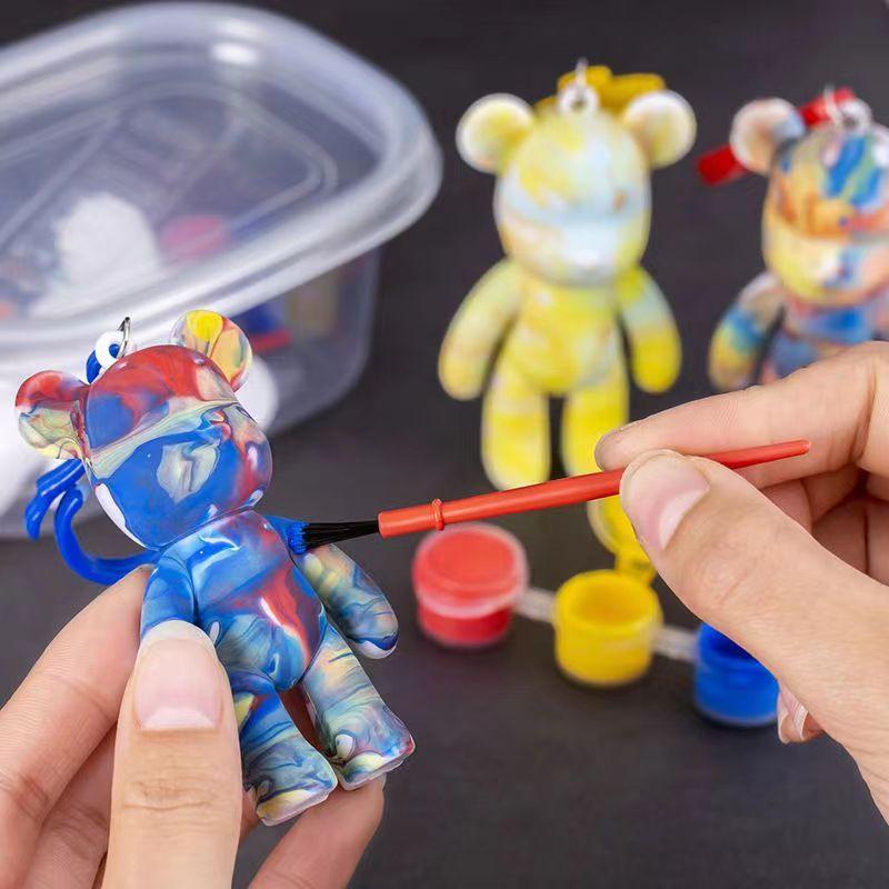 Móc Khóa Gấu Bông Dễ Thương Dùng Làm Quà Tặng Cho Bé