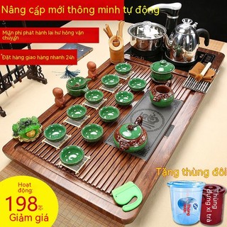 Tự động Ấm đun nước một thể Bộ dụng cụ gia đình Phòng khách Kung Fu Bàn pha trà toàn bộ văn phòng