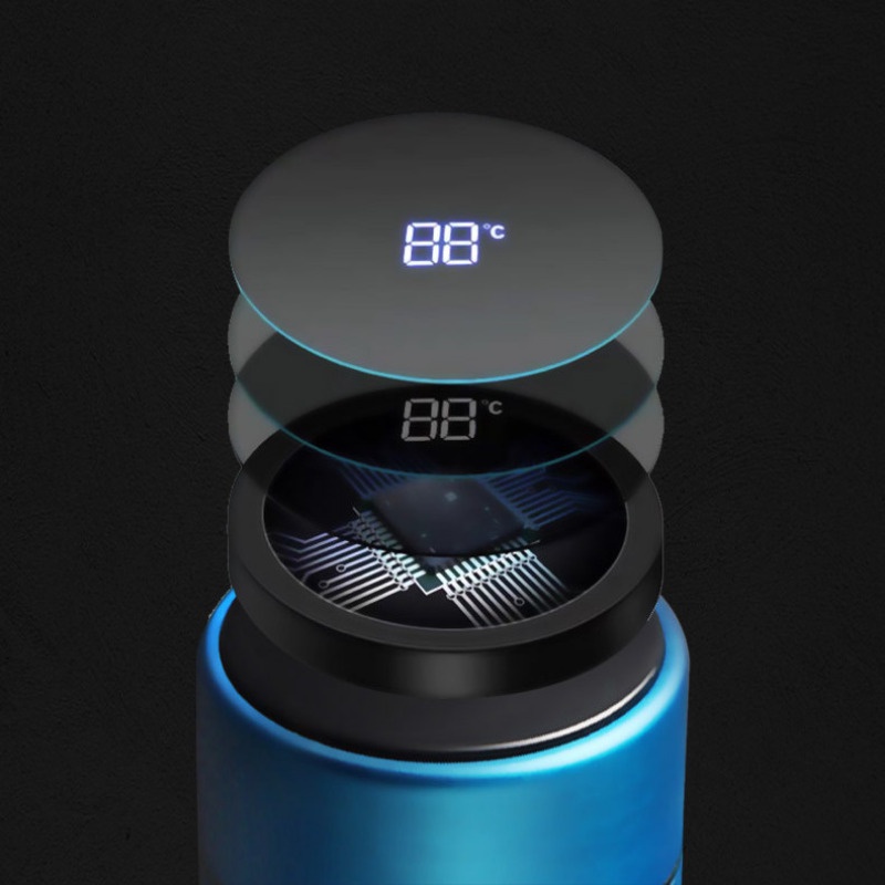 Bình Nước Giữ Nhiệt Thông Minh Bằng Thép Không Gỉ 500ml