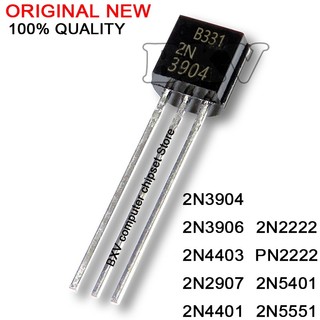 Set 50 linh kiện bán dẫn 2n3904 2n3906 2n4403 2n2907 2n4401 2n222 pn2222 2n5401 2n5551 to-92 to92 mới