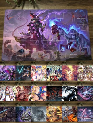  Hot YuGiOh Ultimate Conductor Tyranno TCG Thảm Anime Trading Card Game Mat CCG Playmat Tấm lót chuột chống trượt Thảm để bàn + 