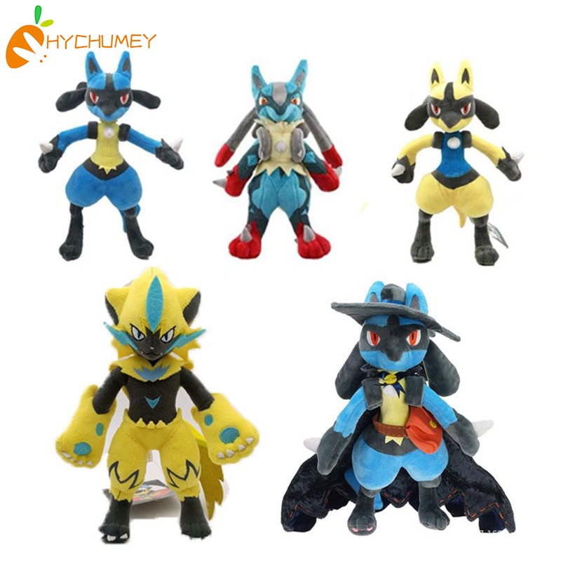 Thú Nhồi Bông Hình pokemon lucario Phong Cách halloween Kích Thước 30cm