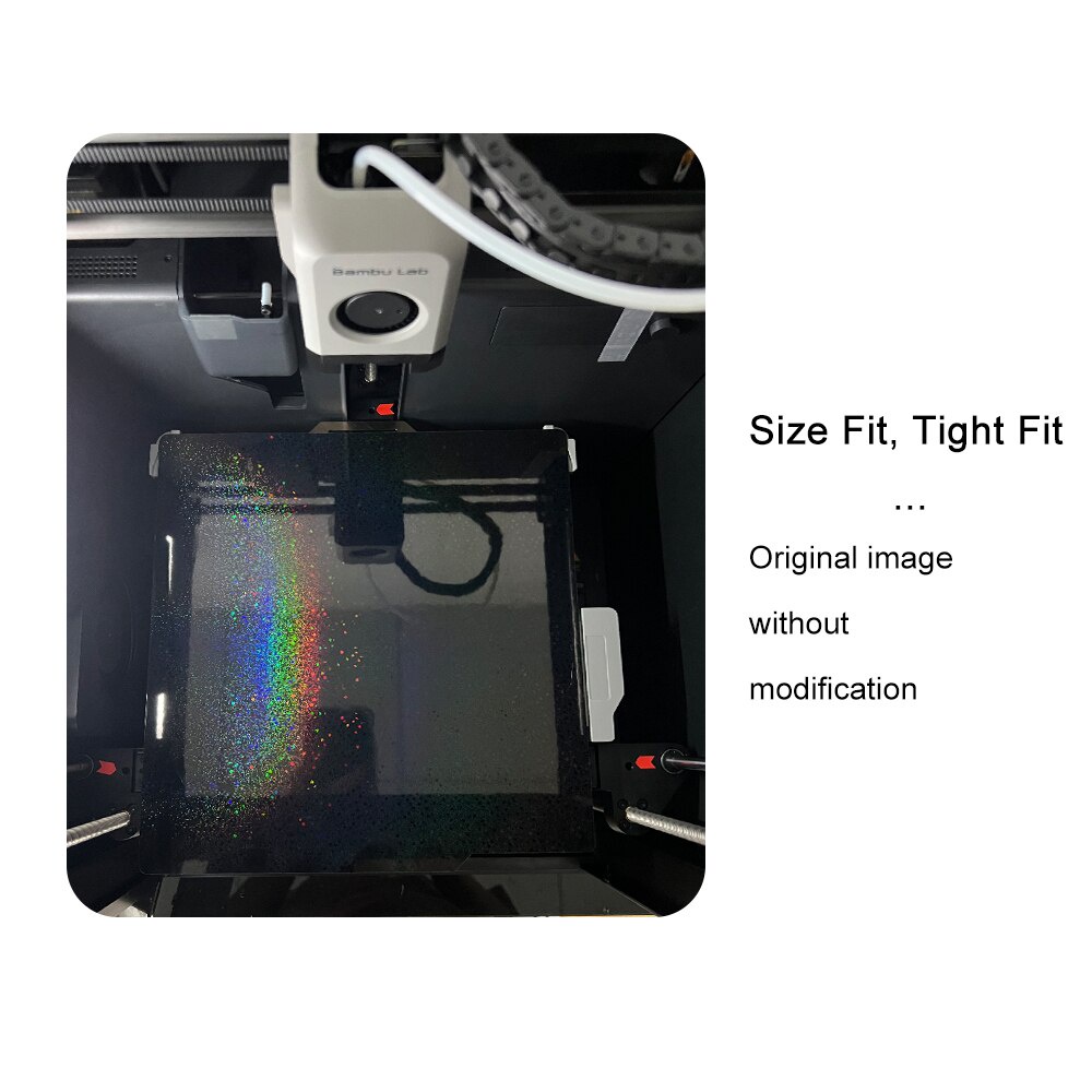 Mới Tấm Thép pei Đầy Màu Sắc 257 X 257Mm Có Từ Tính Cho bambu lab p1p x1