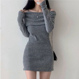 Váy Len Dệt Kim Nữ Thu Đông Mới Nhất, Phong Cách Trẻ Trung Năng Động Cho Nữ